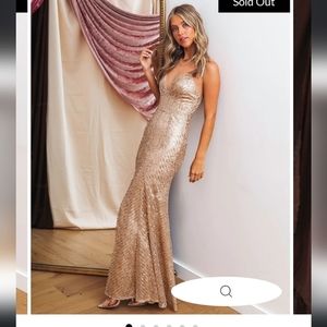 Award Winner Sequin Maxi Dress